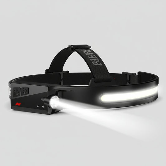 Faro LED USB Recargable Banda de cabeza