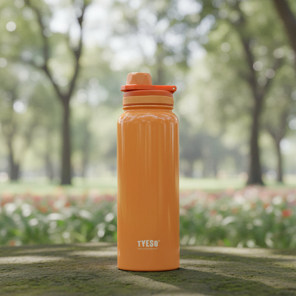 Botella deportiva 35oz ligera de acero inoxidable con asa