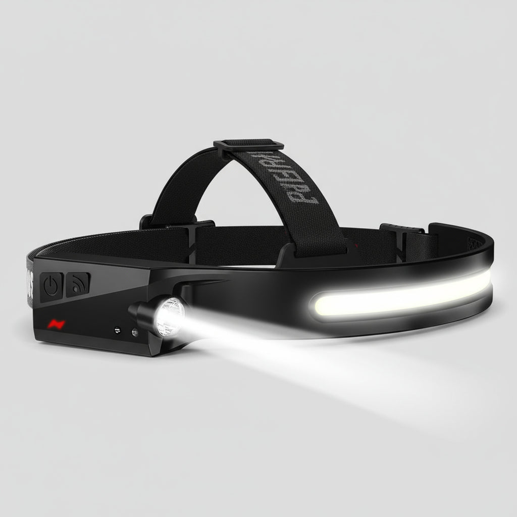 Faro LED USB Recargable Banda de cabeza