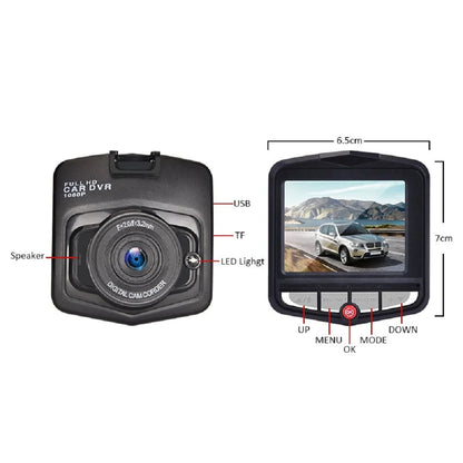 2.4 '' Full HD 1080P Dash Cam Car DVR Cámara delantera o trasera Visión nocturna Sensor G