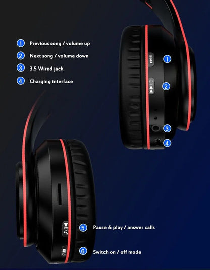 Auriculares Bluetooth inalámbricos Super Bass