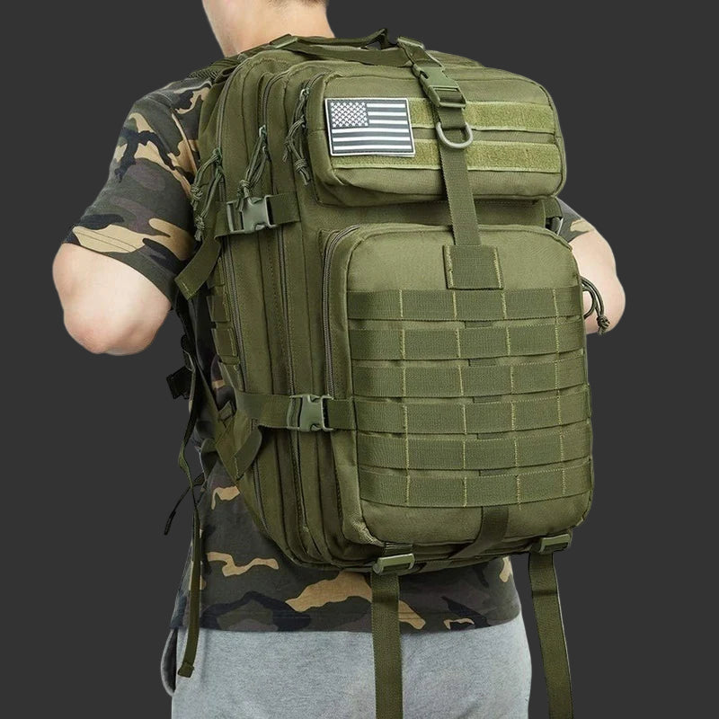Mochila táctica militar de nailon 1000D de 50 L y 30 L para senderismo, deportes al aire libre, camping, etc.
